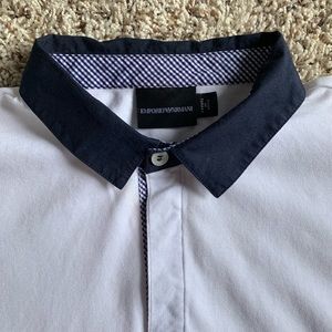 Emporio Armani White Polo Shirt